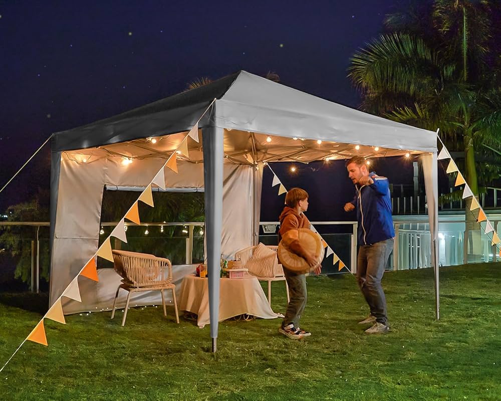 Amazon | ADVANCE OUTDOOR ワンタッチ タープテント 3段階調節